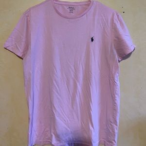 Mens Polo Ralph T Shirt (Pink)